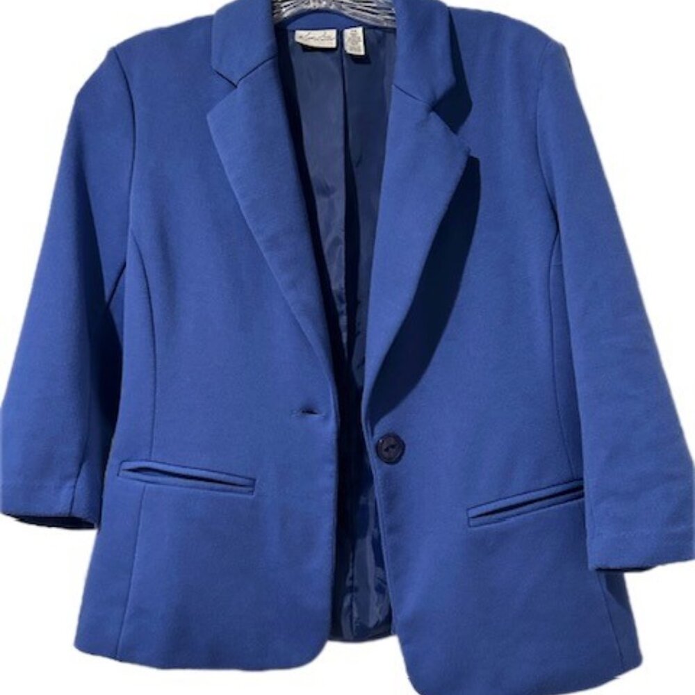 Kim Rogers Petite Blue Blazer